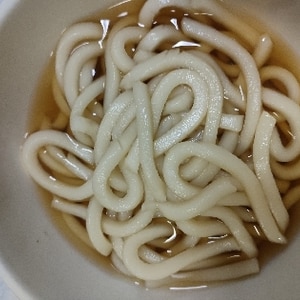 シンプル♪シンプル♪麺つゆ素うどん☻